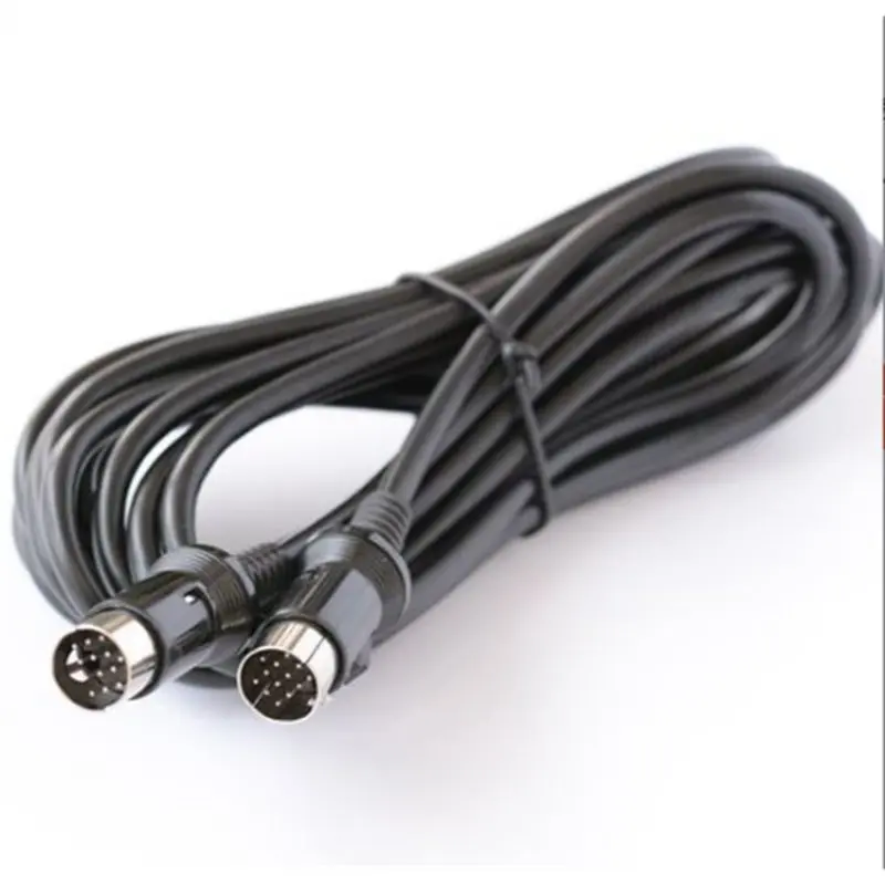 AU61-For Long Lasting Audio Signal For Clarion Radio For Kenwood Radio 13 Pin Din Male To Male Cable 5M Car Audio