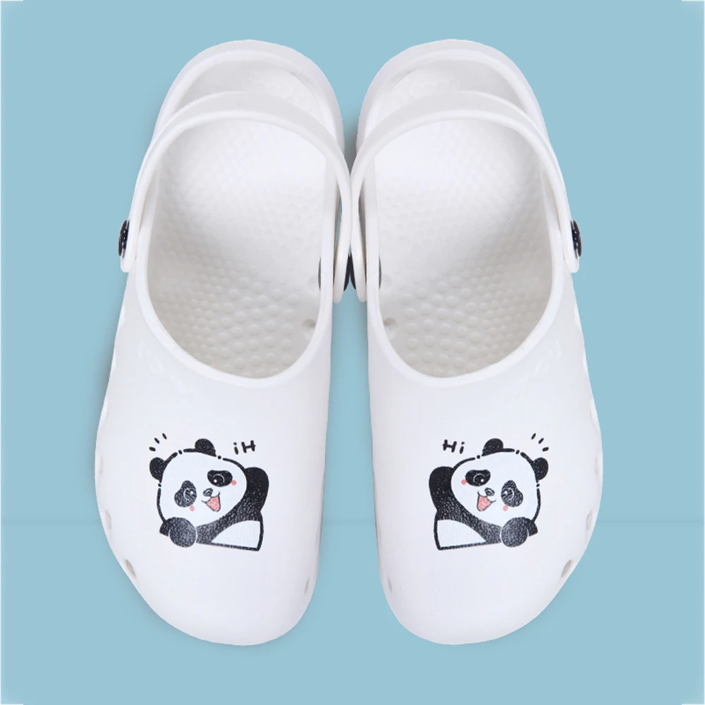 

Panda Nursing Clogs Medical Shoes Scrub Anti-slip Clinic OR Slippers Step On Lightweight Doctor Hospital EVA Sandals X01-GBYHYD