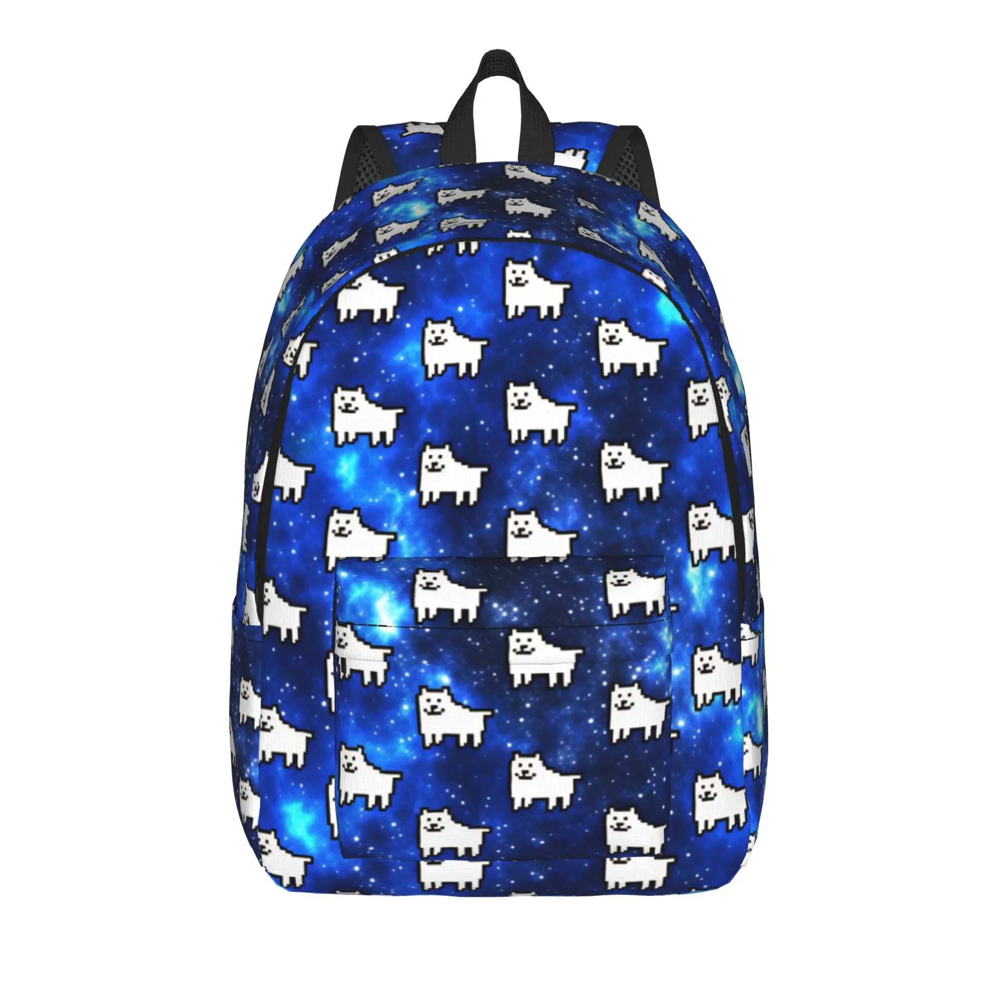 Undertale Annoying Dog Video Game Backpack  Men Polyester Cycling Backpacks Soft Aesthetic School Bags Rucksack