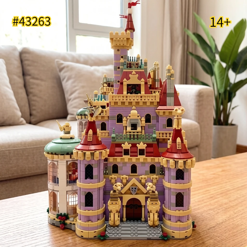 

2026 Princess Castle Romantic Toy 43263 Modular Model for Adults Building Blocks Birthday Gift Decorative Toy 2916Pcs