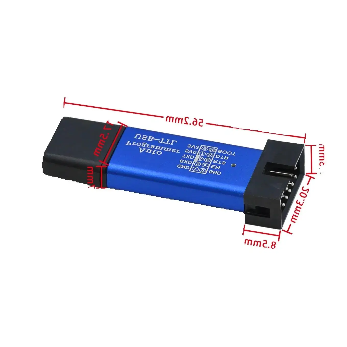

MCU -STC -51 Microcontroller Downloader Auto Programmer -3.3V 5V Universal / Dual Voltage USB to TTL DownLoad Cable