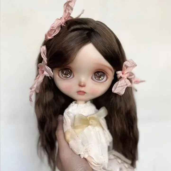 Dula Doll Wigs for Blythe Qbaby Mohairsculpt Microvolumes curls 9-10 inch head circumstance