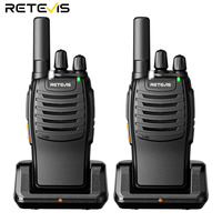 Retevis H777 2PC walkie talkie long range walkie talkies Radios Walkie-talkie Professional Compact Portable Two Way Radio Type-C