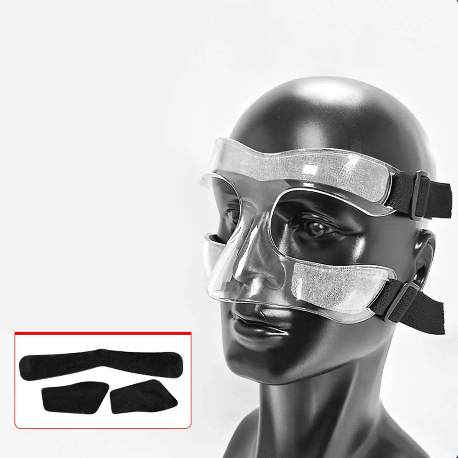 Basketball Mask Basketball Nose Protector Lightweight Facial Cover Face Shield