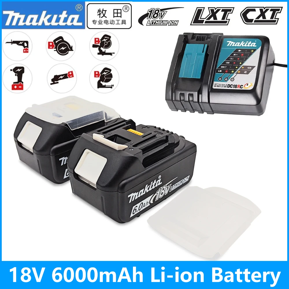 

Makita 100% Original 18V 5.0Ah Rechargeable Power Tool BL1830 BL1850 BL1840 BL1860 BL1815 Replacement Lithium ion Battery