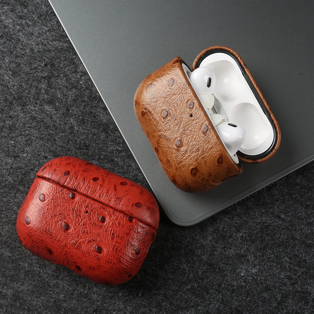 For AirPods Pro 3 Leather Case BT Headphone Cover For Apple 