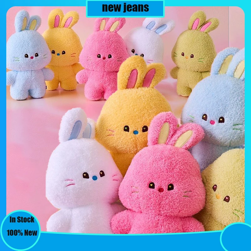 Kpop NewJeans Plush Toy Bunini Doll Minji Danielle Haerin Hyein Hanni Plushies Dolls Cute Cartoon Soft Anmial Pillows Fans Gifts