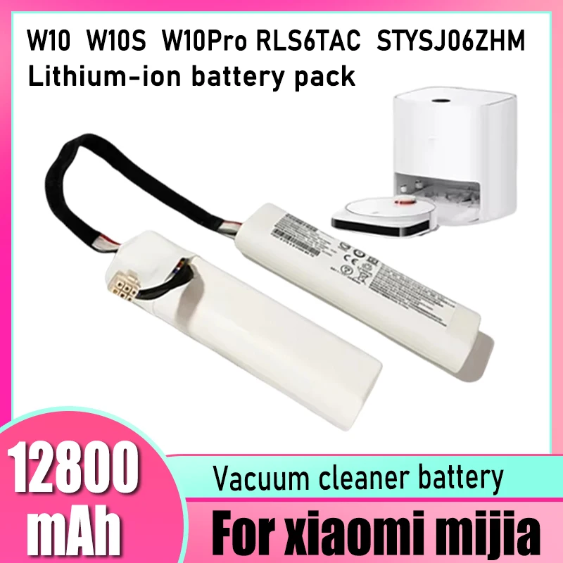 For Dreame W10 W10s W10Plus W10Pro Vacuum Cleaner Battery Replacement, 14.4V 12800mAh