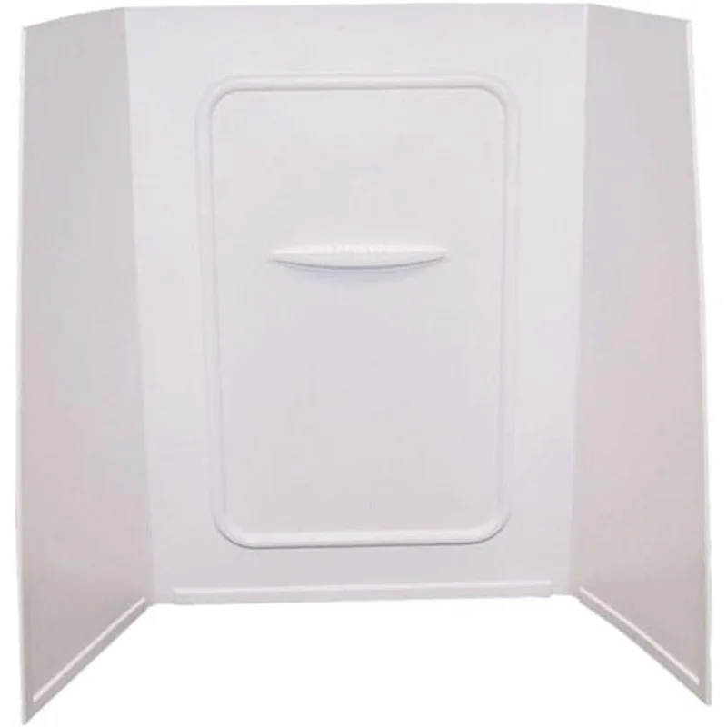 

Lippert Replacement 24" x 40" x 59" White Bathtub Wall Surround with Scratch-Resistant ABS Acrylic for RVs, Manufactured Homes,