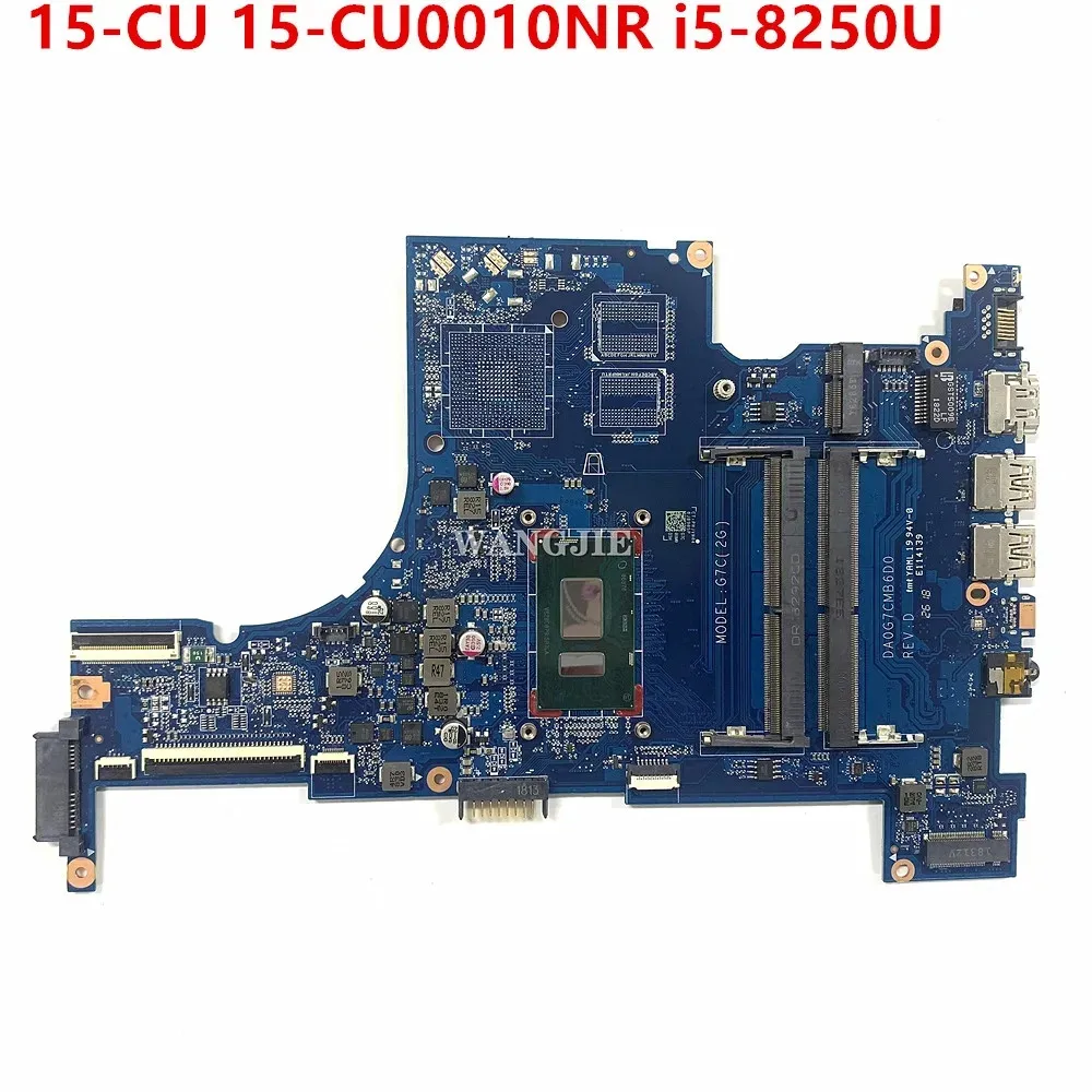 

L22881-601 L22881-001 For HP Pavilion 15-CU 15-CU0010NR Laptop Motherboard DA0G7CMB6D0 DA0G7CMB6D1 i5-8250U CPU