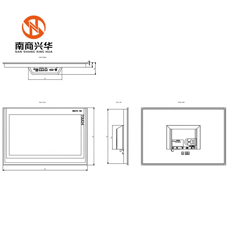ใหม่ Original 6AV2124-0XC02-0AX1 HMI Touch หน้าจอ 6AV2124 Series 22 ในจอแสดงผล TFT