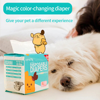 10PCS Disposable Dog Diapers  For Dogs Pet Female Leakproof Nappies Puppy Super Absorption Physiological Pants English Upgrade