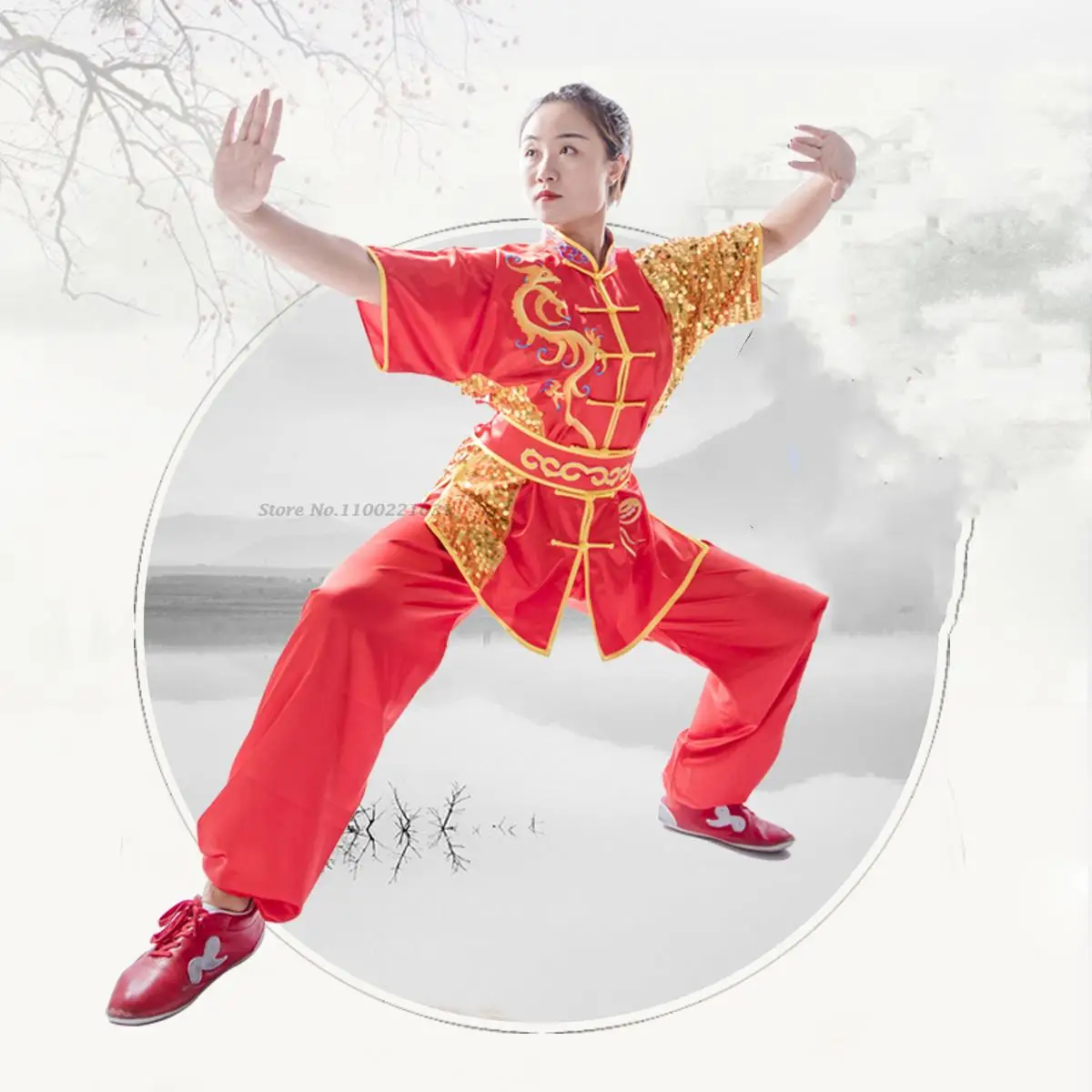 2024 chinese vintage wushu uniform kungfu clothes martial arts suit male female chinese warrior costume exercise folk outfits