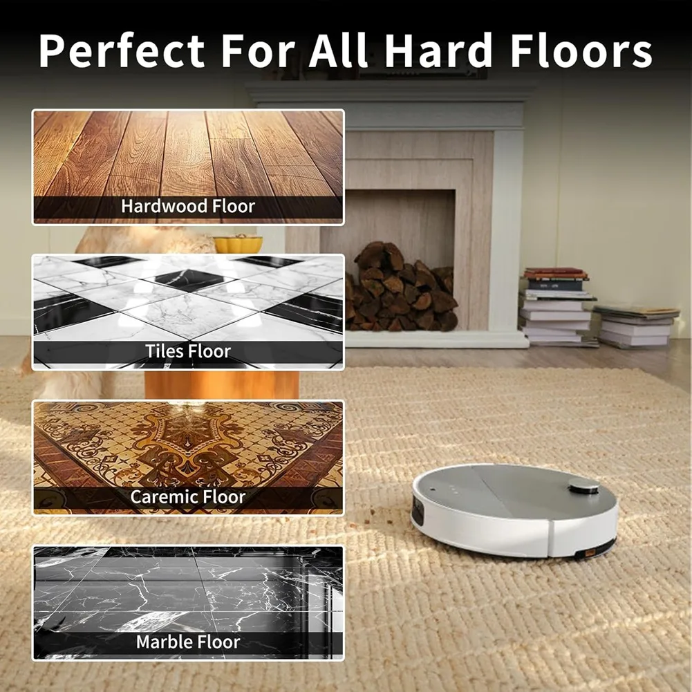 ABVI-For Roborock Saros 10/G30/S9 Maxv Ultra/S90ver/A1460RR قطع غيار الأسطوانة الجانبية فرشاة تصفية كيس لجميع الغبار تنظيف فعال