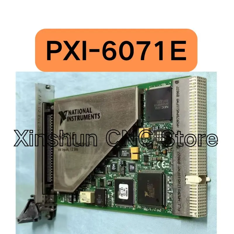 Quick delivery of second-hand PXI-6071E multifunctional data acquisition card, with a sampling rate of 1.25 MS/s tested OK