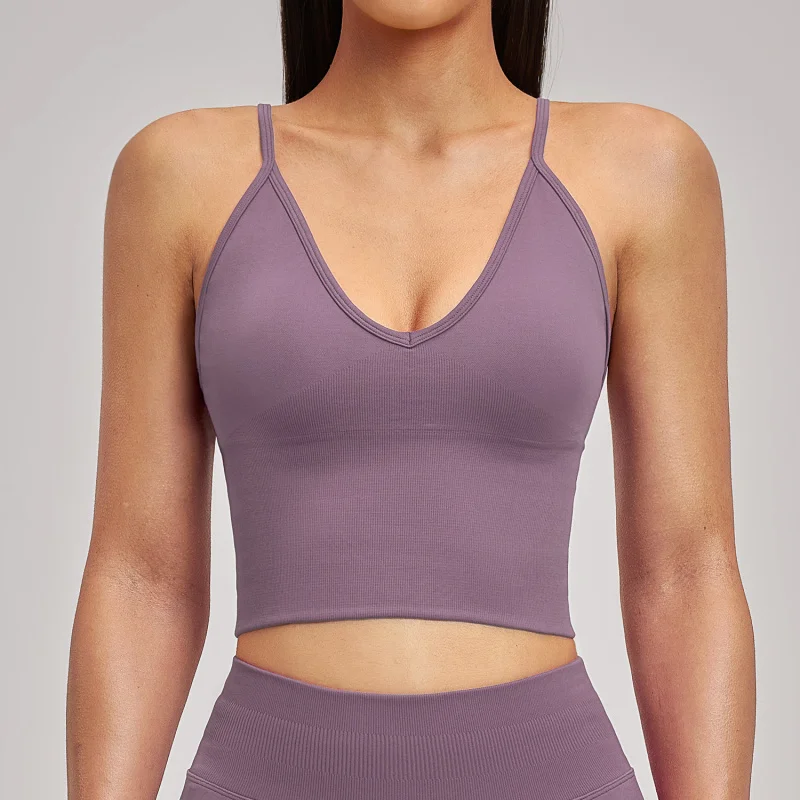 

Бесшовный женский спортивный топ для йоги, бюстгальтер с эффектом пуш-ап для бега и фитнеса, спортивная одежда, быстросохнущий бюстгальтер для йоги и спортзала с высокой талией