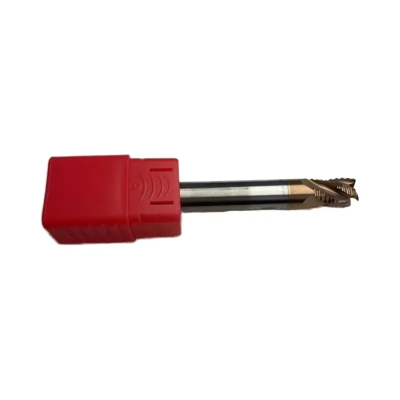 55 Degree Open Roughing CNC Milling Cutter Customizable End Mill for Coarse Leather & Metal Processing 55 HRc