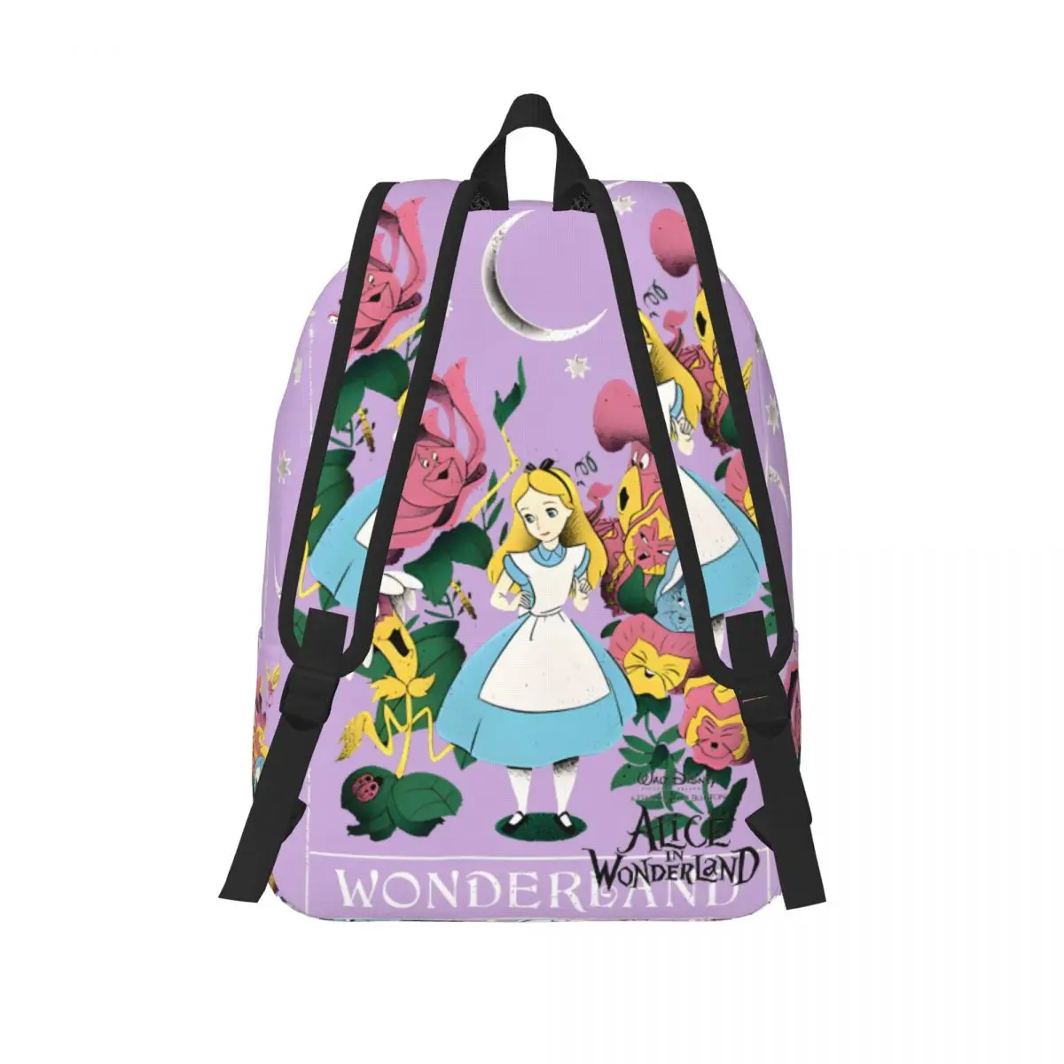 Picnic Alice In Wonderland Classic Retro Washable Super Quality Disney Alice in Wonderland Film Handbag For Kid Children's Bags