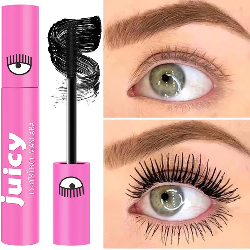 Mascara allungante per ciglia Impermeabile a lunga durata Ciglia setose Estensione ciglia nere Trucco Cosmetico coreano per occhi di bellezza