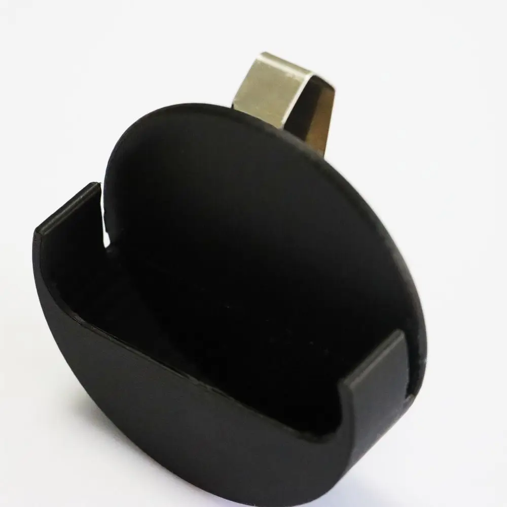 설치가 쉬운 블랙 자동차 선바이저 클립 홀더 다기능 선바이저 클립 수납함 내구성 있는 수납 공간