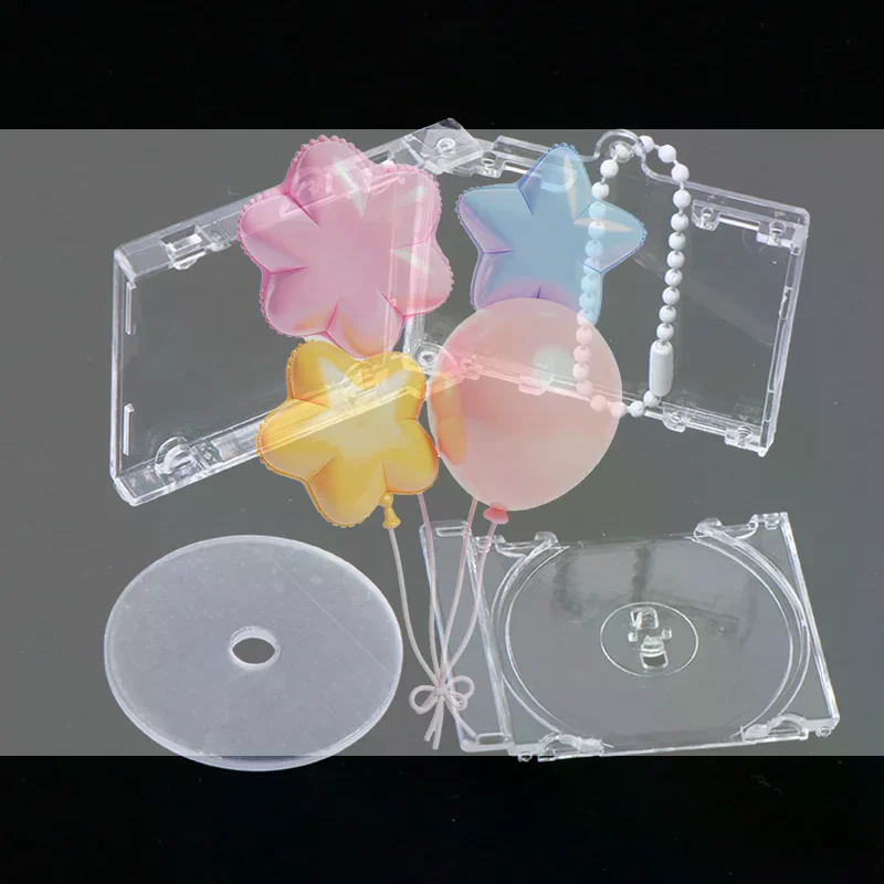 Mini NFC Functional CD Disc Case Key Chain Peripheral Commemorative Album Key Holder For DIY Backpack Pendant