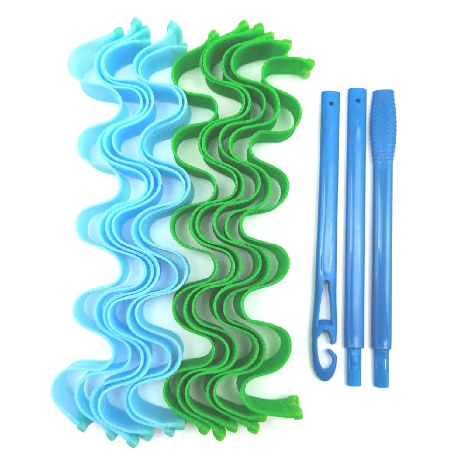 

Effortless, Long-Lasting, Gorgeous Magic Water Wave Hair Curler Set for Flawless Finish and Easy-To-Use Styling - Achieve Perfec