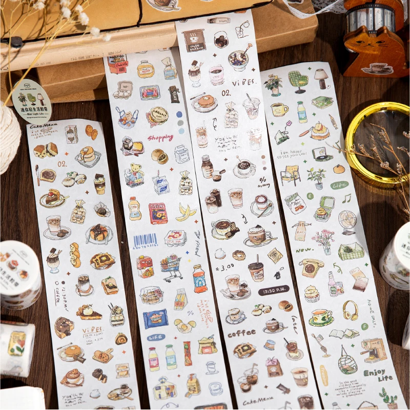 

8packs/LOT Mini Light Life Series decorative paper masking washi tape
