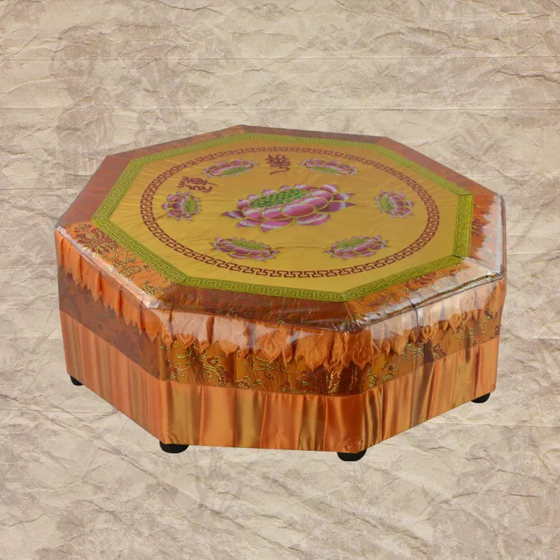 Octagonal Meditation Cushion Zafu Yoga Pillow for Home Practice Comfortable Round Floor Seat Mat for Zen Buddhist Prayer