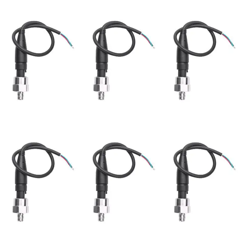 6Pack X(0-150 PSI Pressure Sensor Oil Air Water Transducer Sender Gauge DC 5V 1/8 Inch NPT Thread