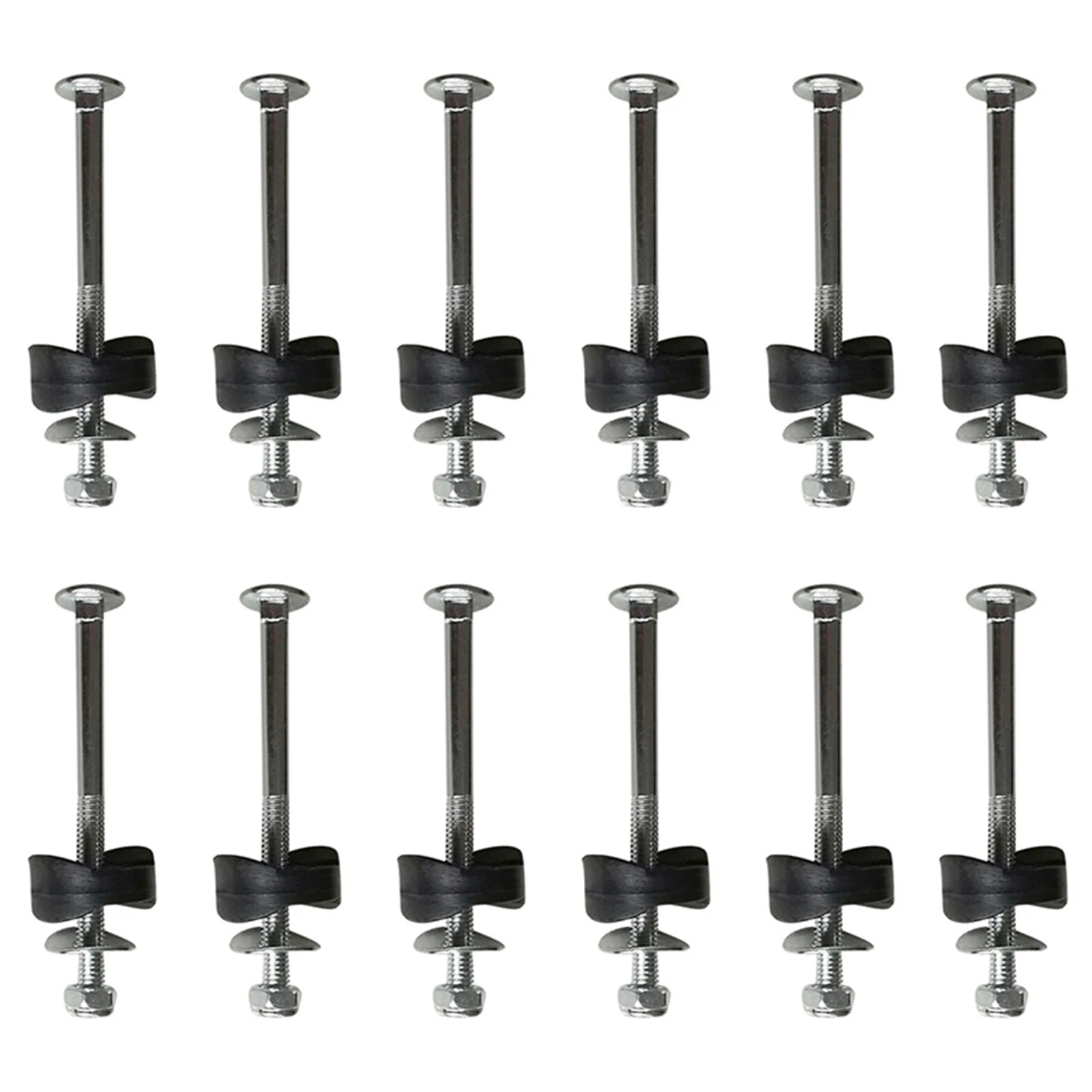 12pcs Black Trampoline Enclosure Pole Gap Spacers Metal Trampoline Part For Fixing The Trampoline Jump Stability