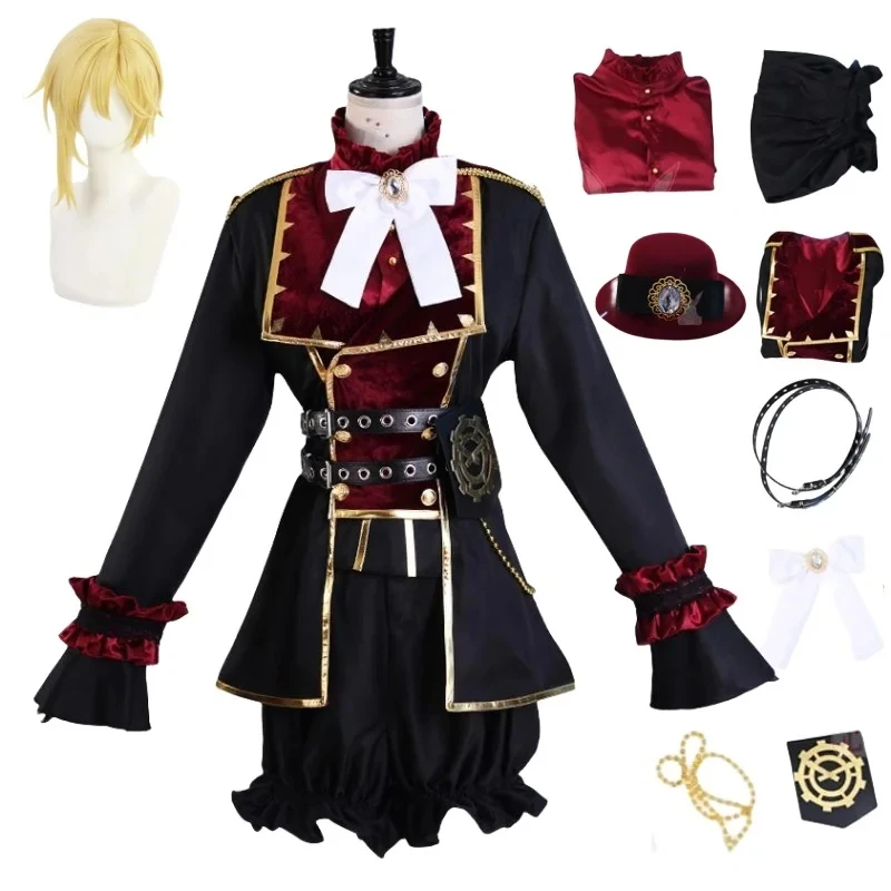 

Anime Ensemble Stars Valkyrie Enstars Nito Nazuna Wig Theatre Uniform Cosplay Costume Halloween Party Role Play Su yy:89