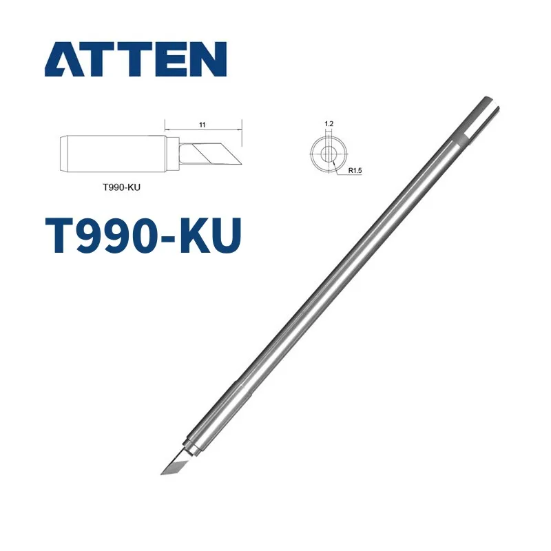 ATTEN T990-KU Soldering Tips for ST-990 ST-8602D ST-8902D Welder Iron Tip Replacement Part Tool