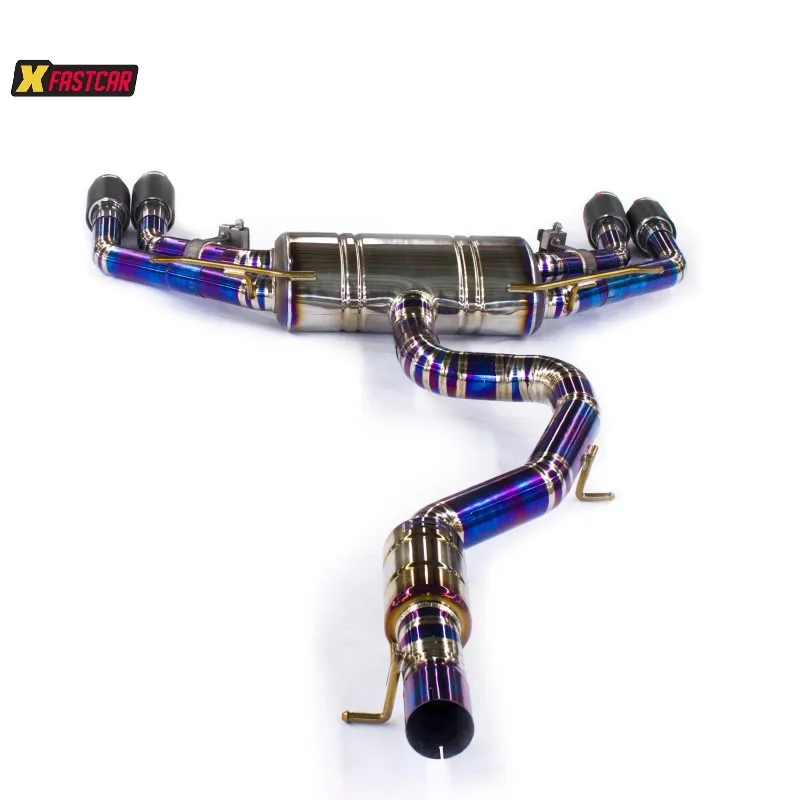 Car accessories Exhaust Catback For Audi S3 2.0T With Valvetronic Exhaust TitaniumAlloy