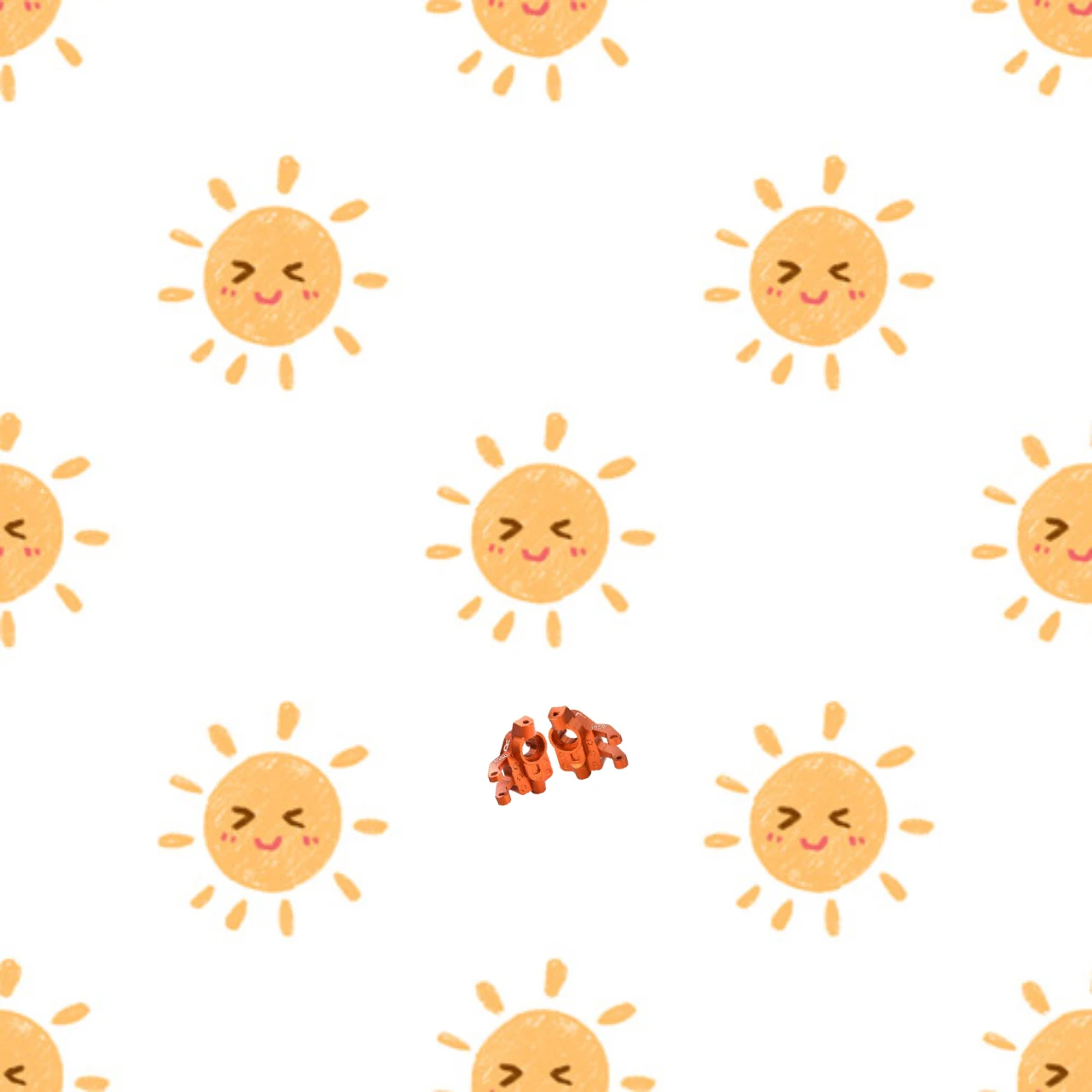 Juego de brazo de nudillo delantero de aluminio GPM 7075 para AXIAL 1/18 UTB18 Capra AXI01002