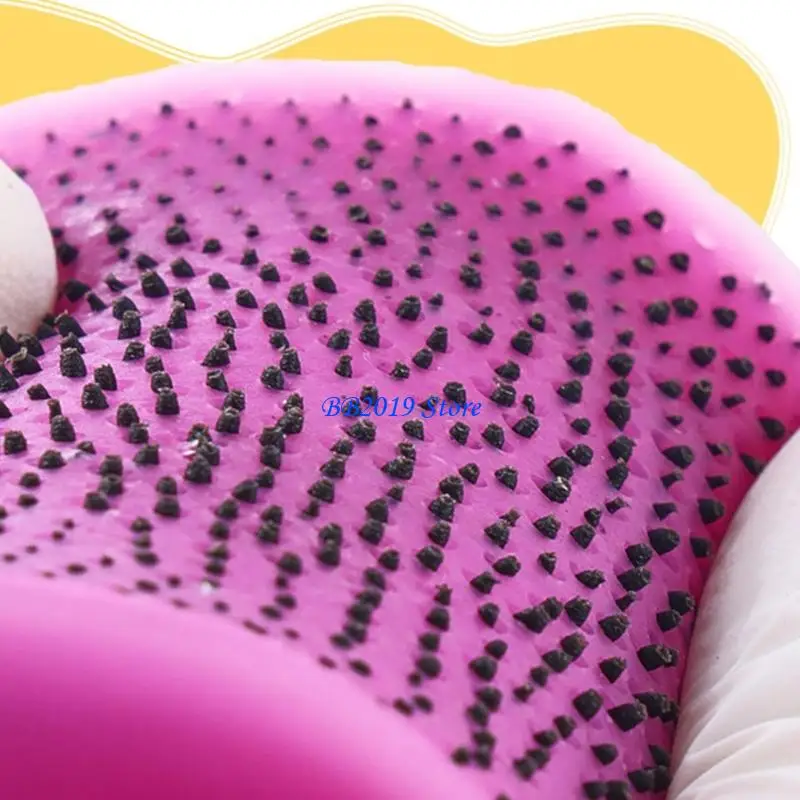 Q0KB Silicone Squeeze Toy Dragon Fruit Design Pimple Popping Toy For Desk Decoration