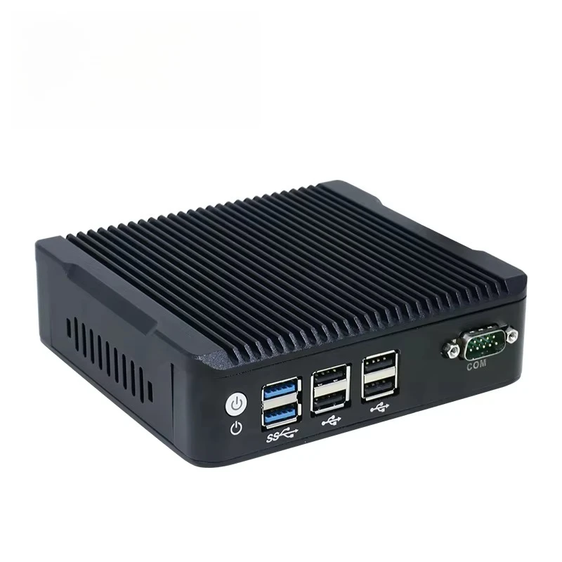 

Fanless J1900 Mini Pc Win10 6USB Dual Display Desktop Computer Office Industrial PCs With Lock Hole