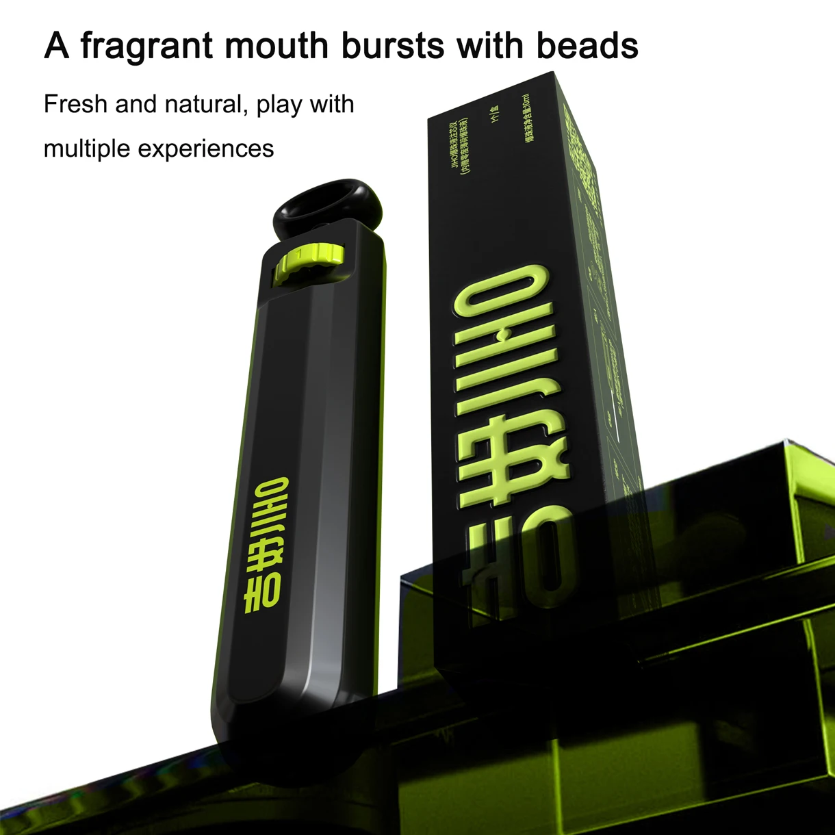 

Cigarette bubble liquid core injection device, multiple flavors, super strong mint portable bubble box