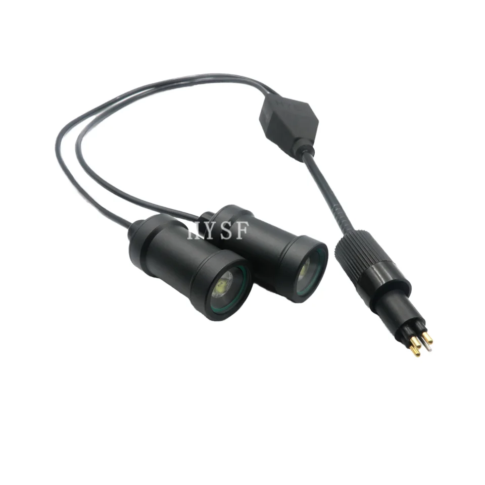 Marine robot custom cable one to two deep sea Subconn mini round underwater connector 8P