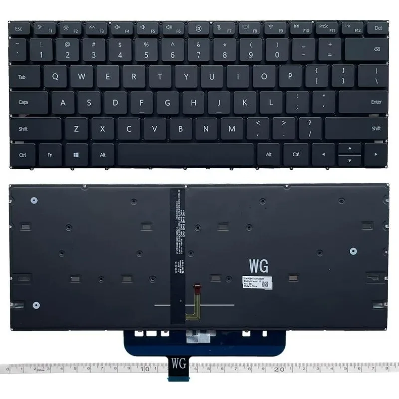 Image of Neue US-Tastatur für Huawei MateBook 16S CREF-16 CREFG-16 32 MRG HKFG-16/32 Tastatur mit Hintergrundbeleuchtung