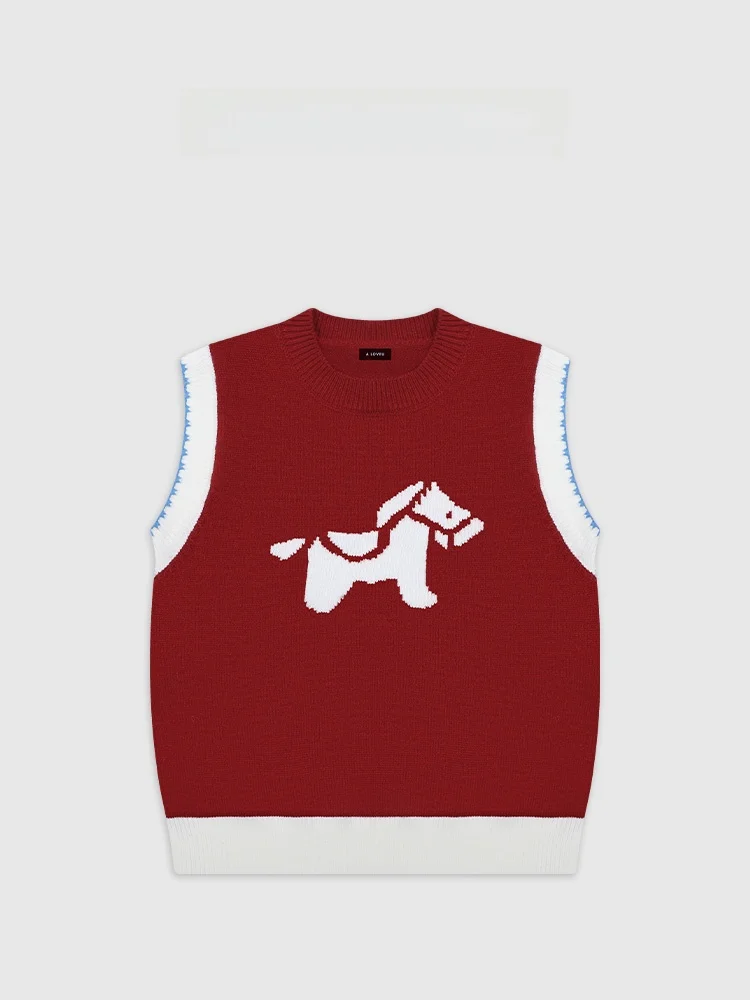 

a Loveu Embroidered Year Women's Vest Outerwear Faionable Layering Top Spring Summer New Sle round Ne H-ape