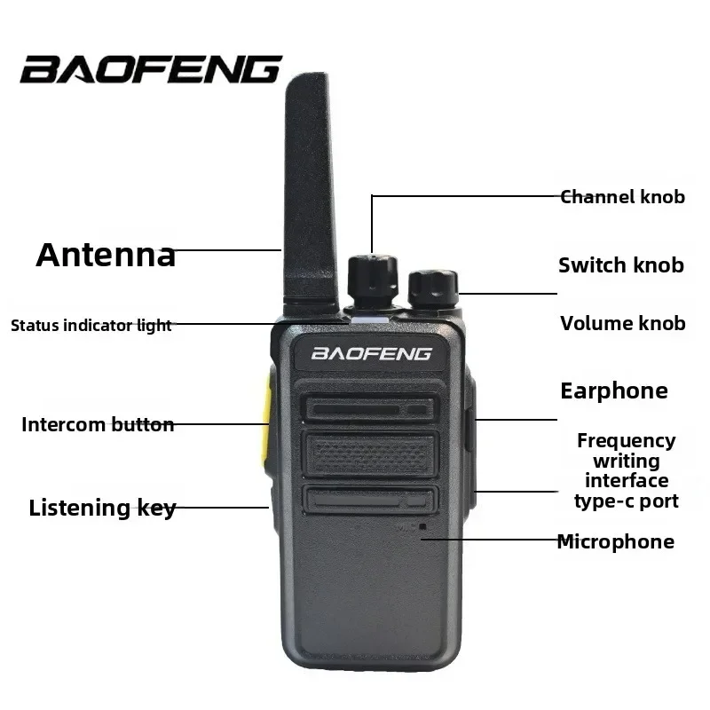 

Полезная портативная рация BAOFENG V12D с функцией синхронизации частоты в одно касание, легкая и компактная.