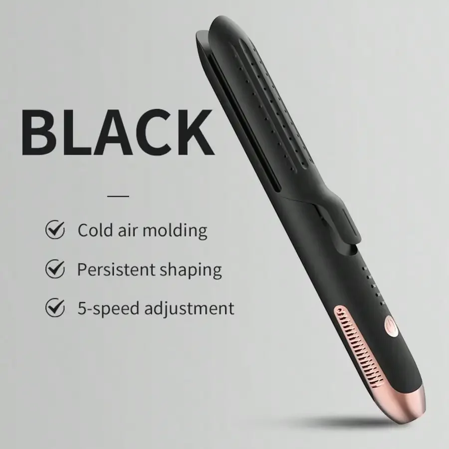 Cold Wind Hair Straightener - Dual-Purpose Two-In-One Straightening And Curling Hair Device - Cold Wind Hair Protection Straightening Curling Dual-Purpose Hair Straightener - Hair Straightening Iron Plate