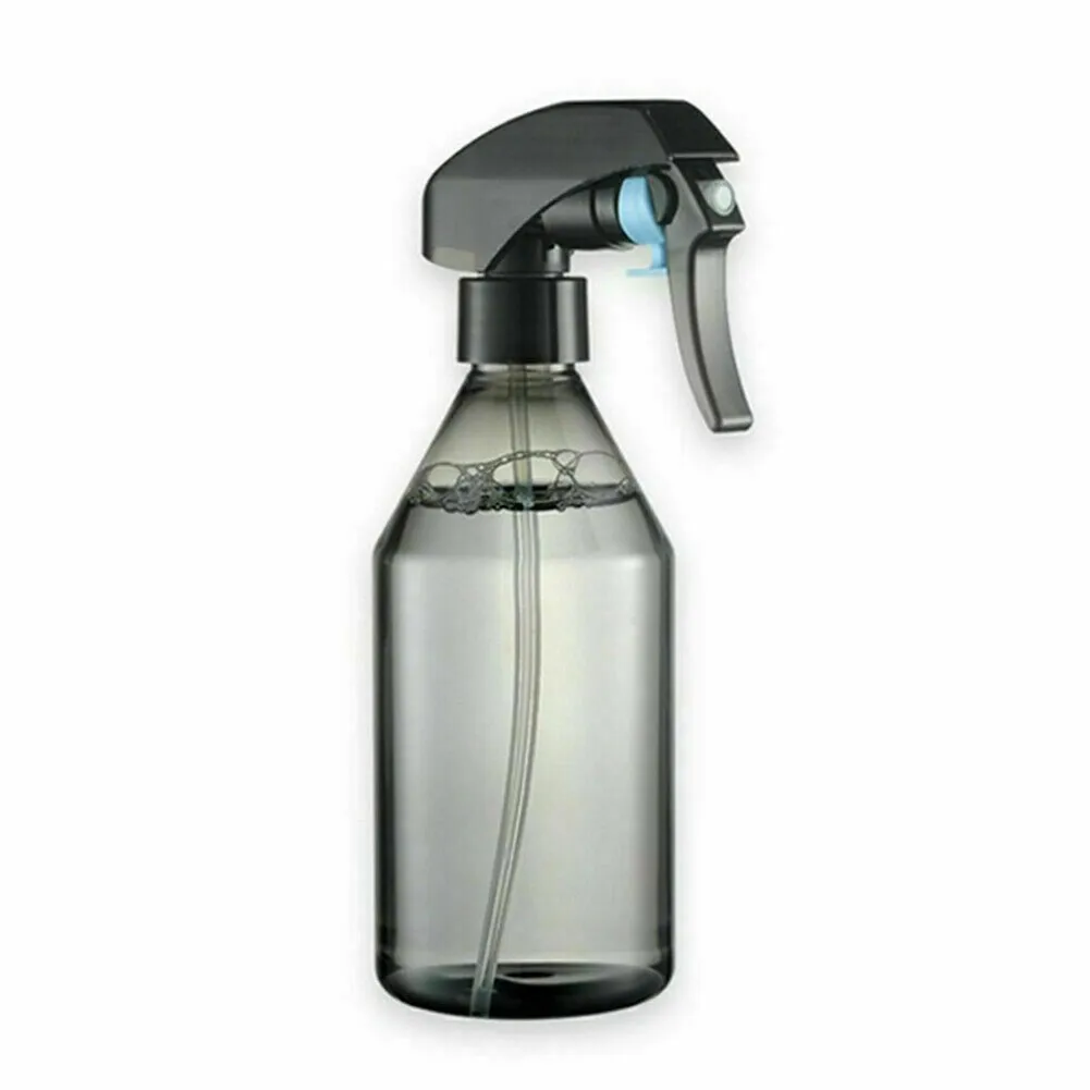 Leak proof Buckle PET Bottle Body Threaded Mouth 300ml Plastic Water Spray Bottle for Garden Cleaning and More