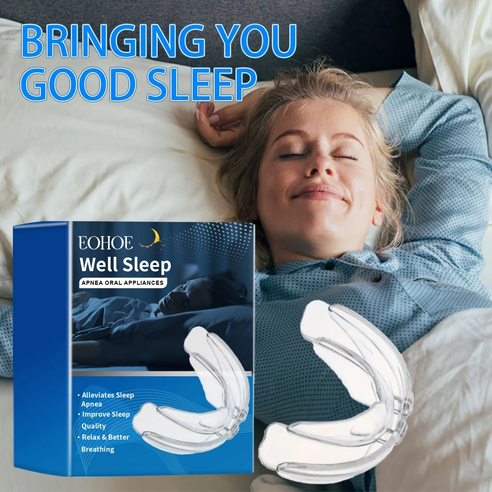 1pc Sleep breathing orthodontic braces for adult teeth maintain correction at night anti-wear, anti-snoring