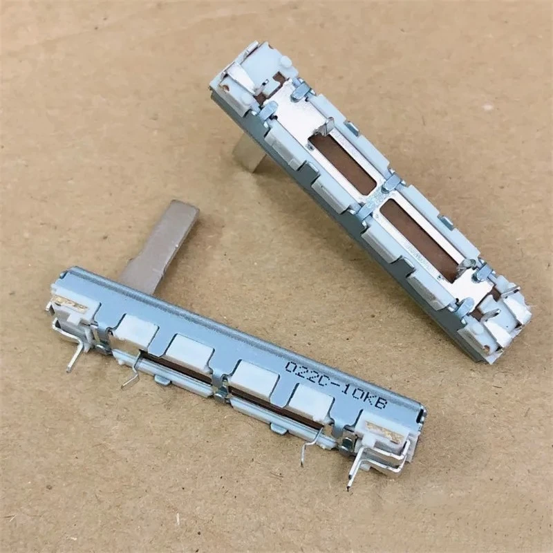 10PCS NEW RS30111A602N 45MM push sliding potentiometer B10K 3P electronic organ volume adjuster