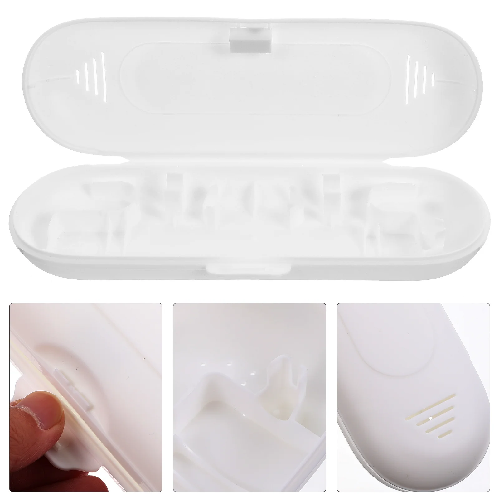 

2-шт. Держатели Коробка для электрической зубной щетки Дорожный футляр Универсальная УФ-белая пластиковая кружка