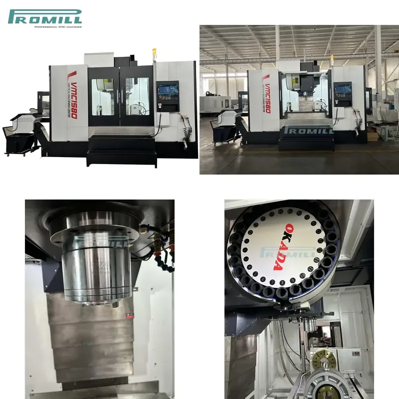 HCY PROMILL Big Promotion VMC1580 3-Axis Vertical CNC Machining Center BT50 Spindle Single High Precision Heavy Capacity