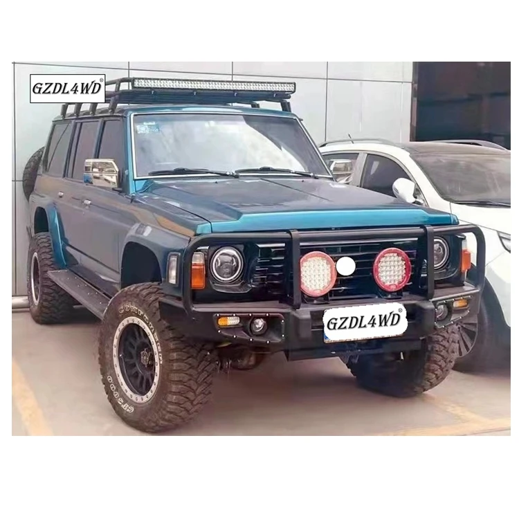 4x4 ملحقات الطرق الوعرة المصد الأمامي لـ Patrol GR Y60 Wagon 1987-1997 GQ Series Bull Bar #2