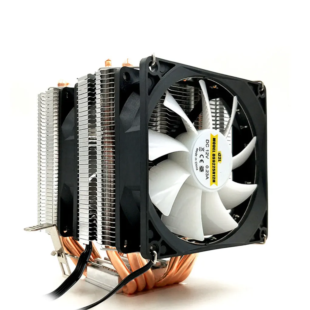 Heating Pipe CPU Cooler Cooling Fan Air-cooled Radiator High Wind Pressure