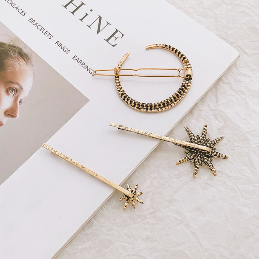 3 Teile/satz Luxus Haar Clip Pins Kristall Schneeflocke Haarnadeln Hochzeit Haar Schmuck Geschenk Headwear Barrettes Ornament Zubehör – Detail 12